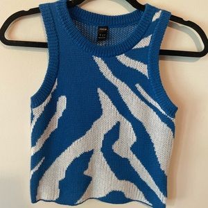 Sweater Cropped Tank Top